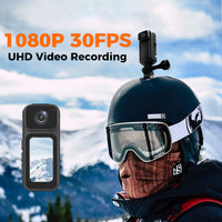 Mini 2.7K Thumb Action Camera with Charging Case