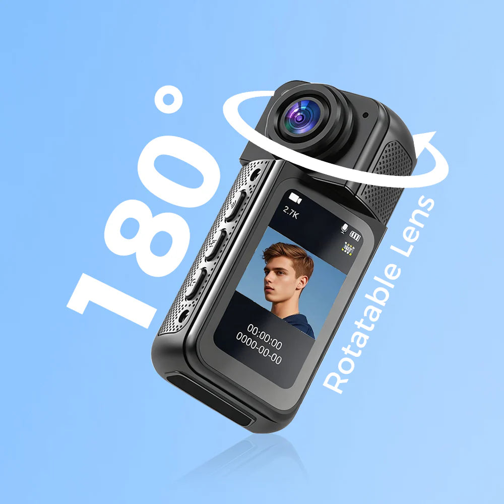 Mini 2.7K Thumb Action Camera