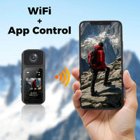 Mini 2.7K Thumb Action Camera with Charging Case