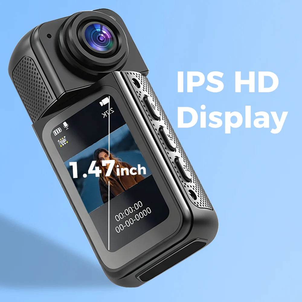 Mini 2.7K Thumb Action Camera