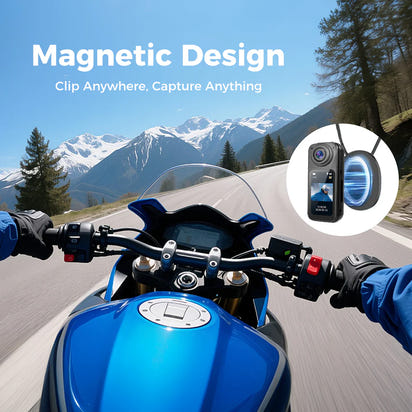 Mini 2.7K Thumb Action Camera