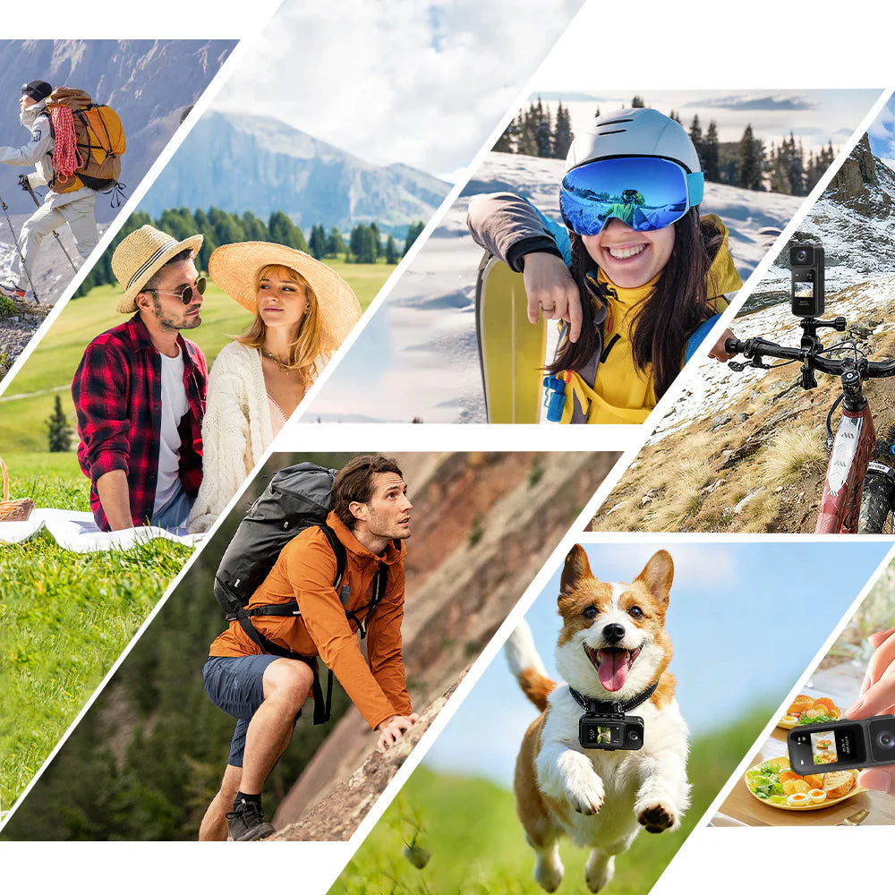 Mini 2.7K Thumb Action Camera with Charging Case