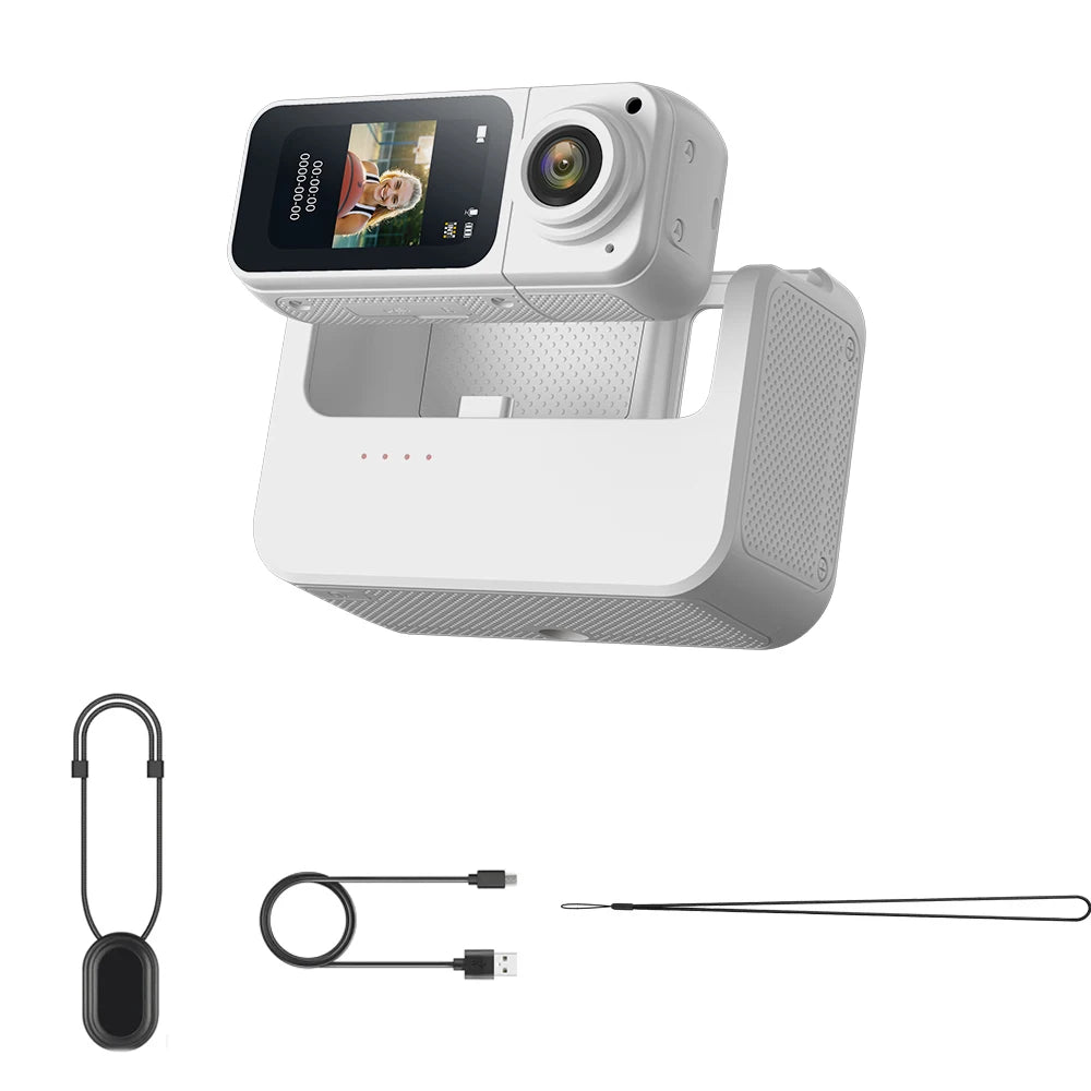 Mini 2.7K Thumb Action Camera with Charging Case