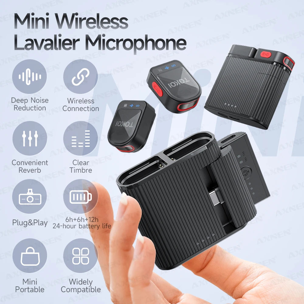 Pro Wireless Lavalier Microphone Kit