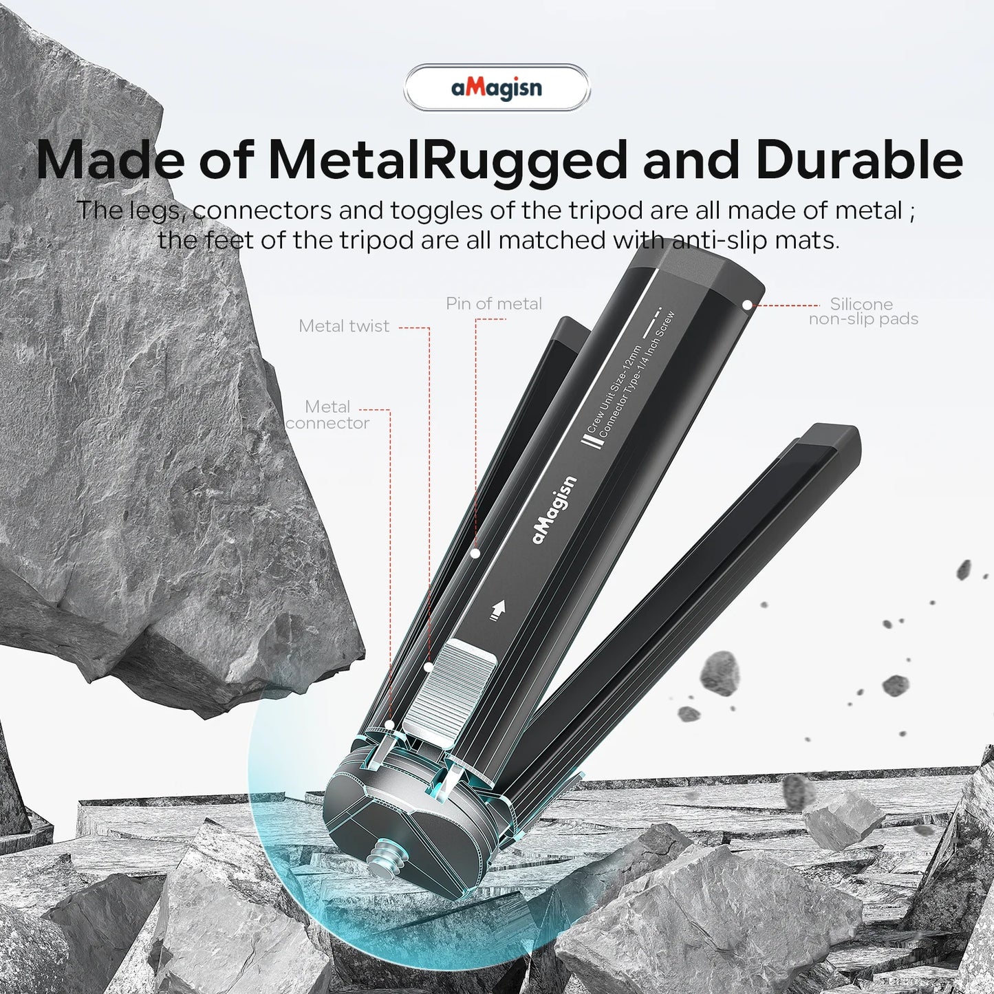 Versatile Metal Action Tripod™